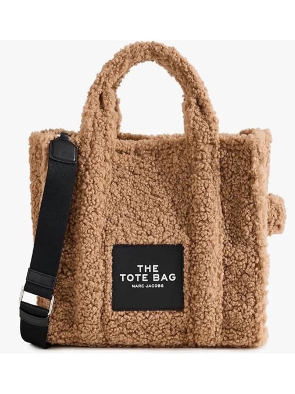 Marc Jacobs The Teddy Tote in Beige with Black Strap
